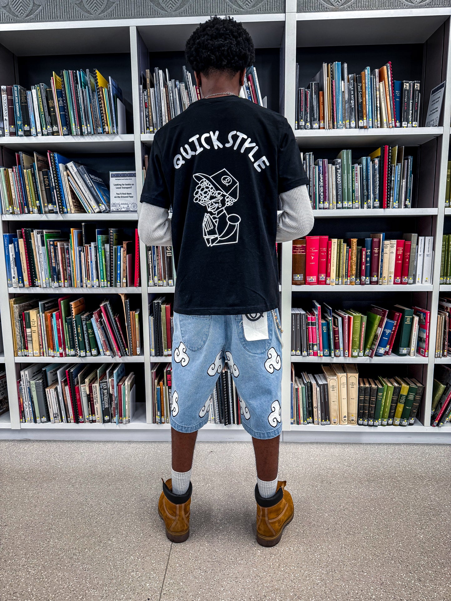 Oversized Abstract T shirt